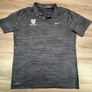 Nike Tiger Woods Butler Bulldogs Dri-FIT Golf Polo XL Gray Space Dye 803189-021